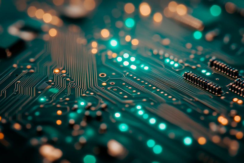 Moderne schakelingen met LED-verlichting van Poster Art Shop