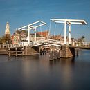 Grabsteinbrücke Haarlem von Mark Bolijn Miniaturansicht