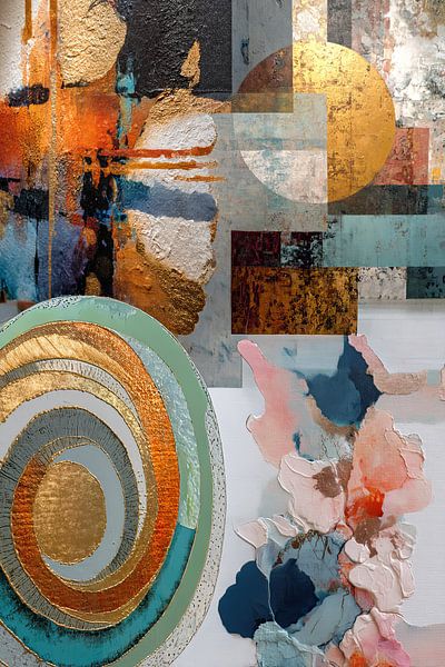 abstrakte Malerei von Egon Zitter