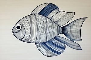 Fisch abstrakt 10