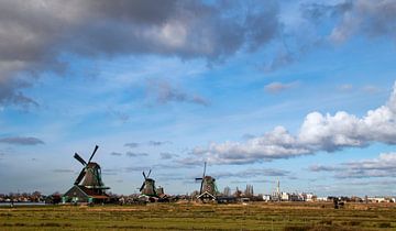 Mills at Zaanse Schans. by Floyd Angenent