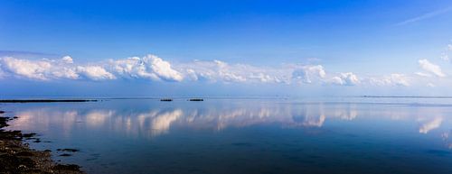 Windstilte op de waddenzee