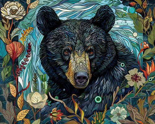 Painting Bear Nature