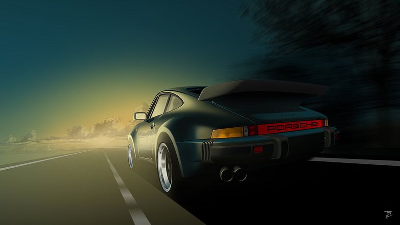 Porsche 911 Turbo (930) par Thomas Bigwood