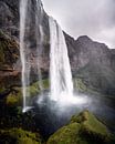 Seljalandsfoss-Wasserfall, Island von Harmen van der Vaart Miniaturansicht