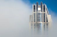 Millenniumsturm im Nebel, Rotterdam von Martijn Smeets Miniaturansicht