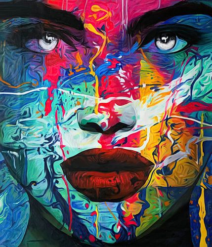 Just Face - Splash Pop Art - 261