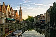 Brugge in avondlicht von Jack Tol Miniaturansicht