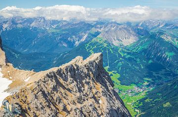 De top van Zugspitze berg RawBird Photo's Wouter Putter