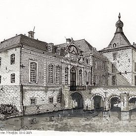 sfeertekening van Gerard van Heugten