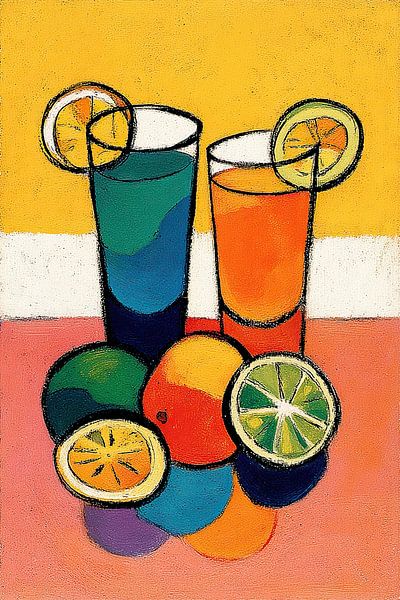 Citrus Vruchten | Refreshing Drink Moments van OMG Art