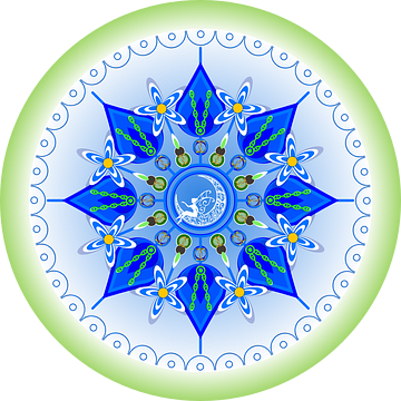 Kristal Mandala Natuur van SHANA-Lichtpionier