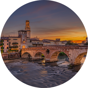 Verona, Ponte Scaligero, Italië