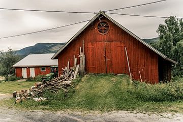 Boerderij huis in Noorwegen van Sander Spreeuwenberg