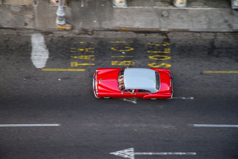 Oldtimer in Havana van Rob Altena