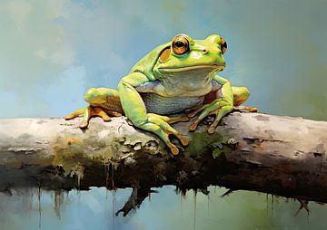 Frosch | Frosch von Wunderbare Kunst