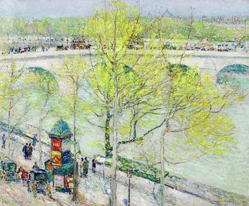 Childe Hassam,Pont Royal, Parijs, 1897