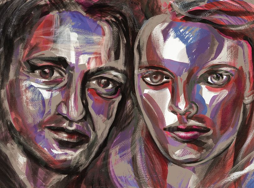 Adam et Eve futuristes par ART Eva Maria