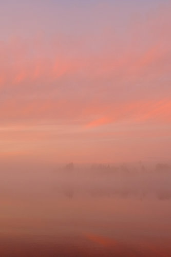 Morning Glow in Silence