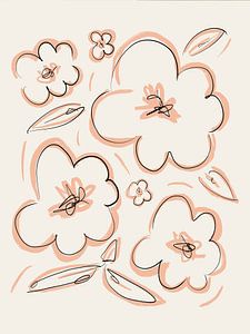 Blumen-Skizze