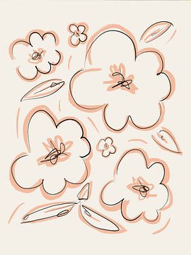 Blumen-Skizze von Bohomadic Studio