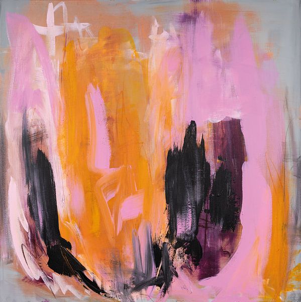 Spirit - orange-pink summer mood by Monika Herschberger