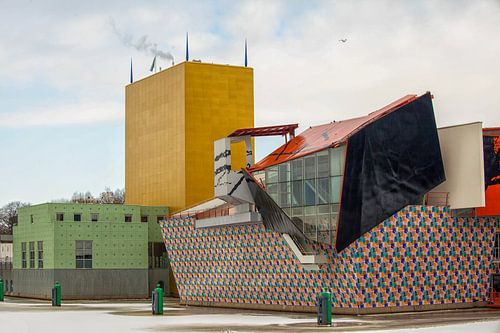 Le musée de Groningue en hiver
