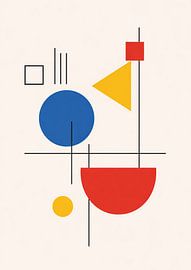 Abstract Bauhaus Balance in Geometry by irgian firmansyah