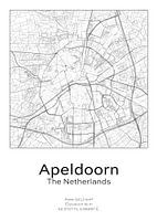 City map - Netherlands - Apeldoorn
