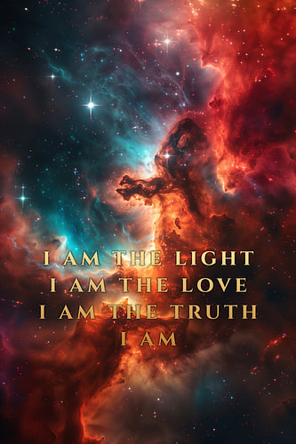 Goldene Affirmation – Feuer und Eis Nebula