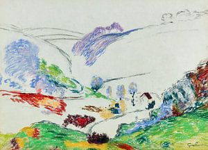 Landschaft der Creuse, JEAN-BAPTISTE ARMAND GUILLAUMIN, um 1915