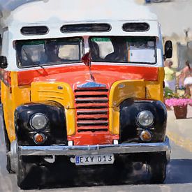 Valletta Bus Malta ART 3.0 von Ingo Laue