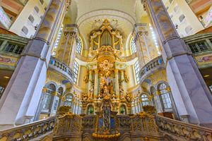 Die Orgel in der Frauenkirche in Dresden von Henk Meijer Photography