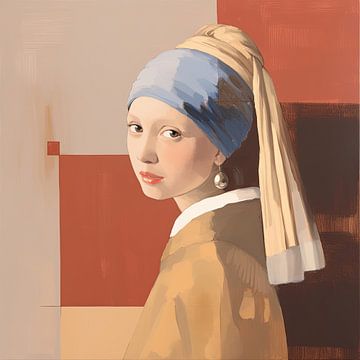 Meisje van Vermeer van ARTEO Schilderijen