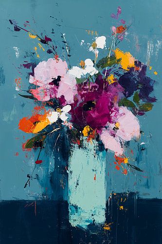 Floral Explosion in Mint no. 3