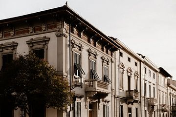 Italiaanse 19e eeuwse straat