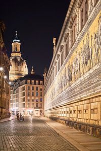 Dresden, Frauenkirche und Fürstenzug