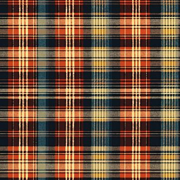 Vintage Plaid # XXI by Whale & Sons