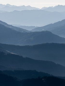 mountain layers by Vincent Croce