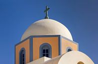 Kirche auf Santorin, Griechenland von Adelheid Smitt Miniaturansicht