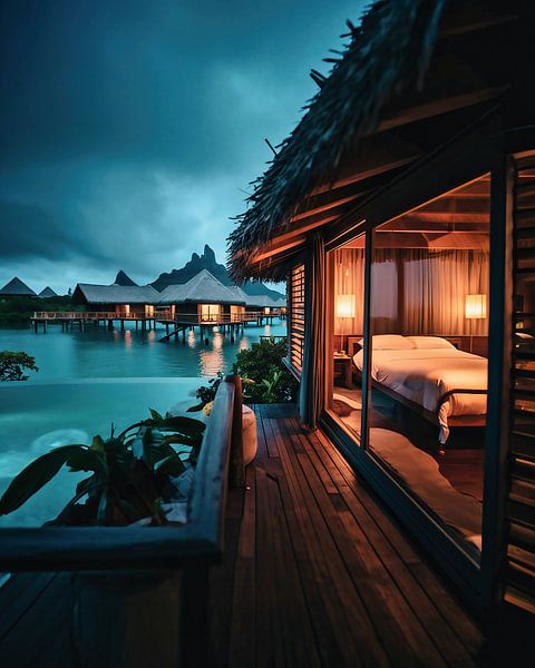 Een avond in de Zuidzee van fernlichtsicht