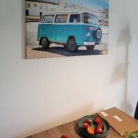 Klantfoto: VW bus in de Algarve van Victor van Dijk, op canvas