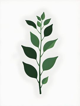 Tige botanique Simple Green sur Giandra Safaraz