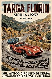 Targa Florio, Sicily 1957 by Theodor Decker