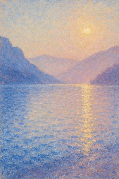 Winter Light on Lake Garda – Italian Alps in Radiant Calm by Travel Shop