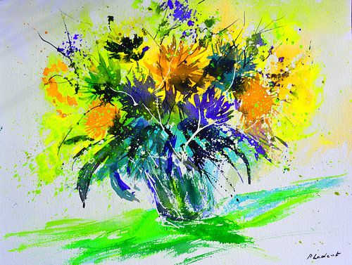 Colourful still life by pol ledent