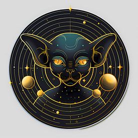 Gardien céleste en or sur Vythryd Arts