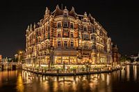Hôtel 'l Europe à Amsterdam en soirée