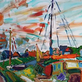 Alte Boote am Kolhorn von Simon Borst