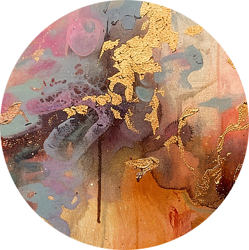 Abstract Schilderij | Golden Whispers